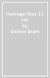 Homage (box 11 cd)