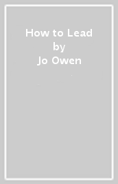 How to Lead