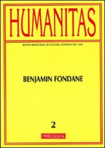 Humanitas (2012). 2: Benjamin Fondane