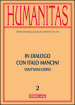 Humanitas (2014). 2.In dialogo con Italo Mancini. Vent anni dopo