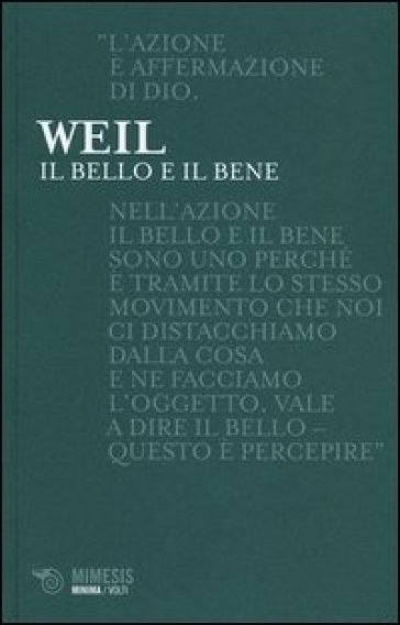 Il bello e il bene - Simone Weil