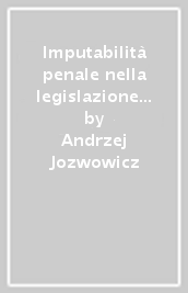 Imputabilità penale nella legislazione canonica