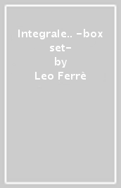 Integrale.. -box set-