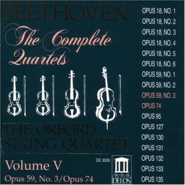 Integrale dei quartetti per archi vol.5: - Ludwig van Beethoven