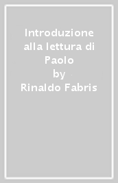 Introduzione alla lettura di Paolo