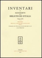 Inventari dei manoscritti delle biblioteche d