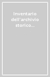 Inventario dell archivio storico comunale di Montale