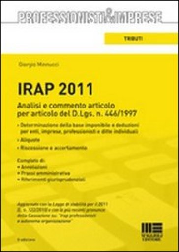 Irap 2011 - Giorgio Minnucci