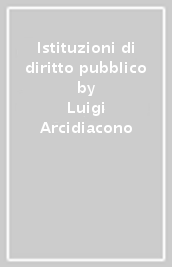 Istituzioni di diritto pubblico