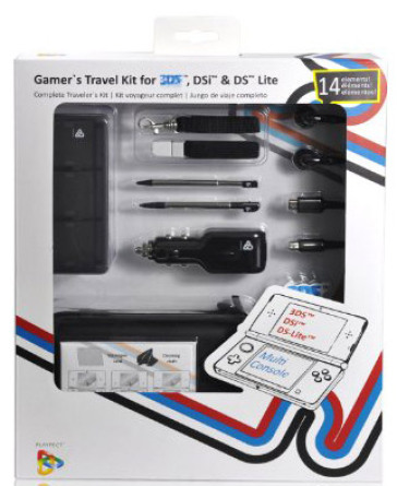 Kit 14 in 1 Travel Nero 3DS DSI DSLITE