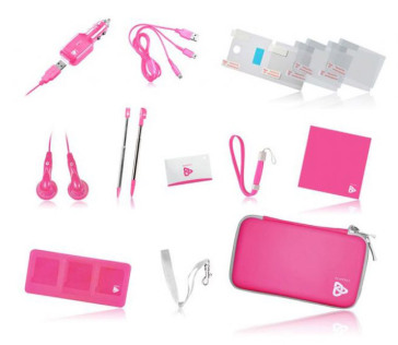 Kit 14 in 1 Travel Rosa 3DS DSI DSLITE