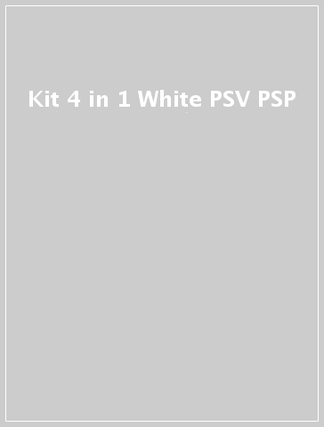 Kit 4 in 1 White PSV PSP