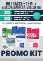 Kit: Tracce e temi di civile-Tracce e temi di penale-Tracce e temi di amministrativo-La giurisprudenza del magistrato. Nuova ediz.