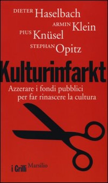 Kulturinfarkt. Azzerare i fondi pubblici per far rinascere la cultura - Dieter Haselbach - Armin Klein - Pius Knusel - Stephan Opitz