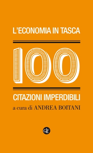 L'economia in tasca - Boitani Andrea