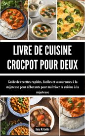 LIVRE DE CUISINE CROCPOT POUR DEUX