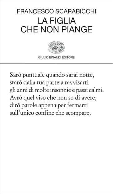 La figlia che non piange - Francesco Scarabicchi