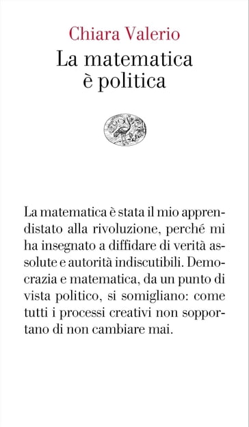 La matematica è politica - Chiara Valerio