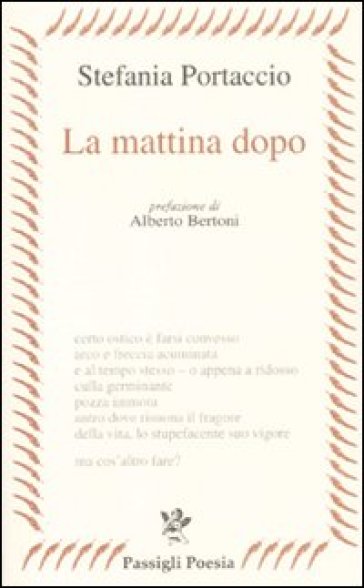 La mattina dopo - Stefania Portaccio