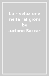 La rivelazione nelle religioni