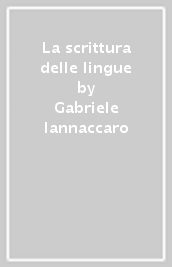 La scrittura delle lingue