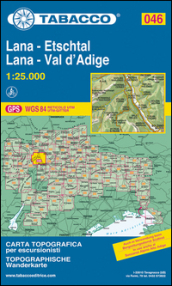 Lana-Val d Adige-Lana-Etschtal 1:25.000