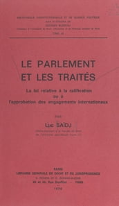 Le Parlement et les traités