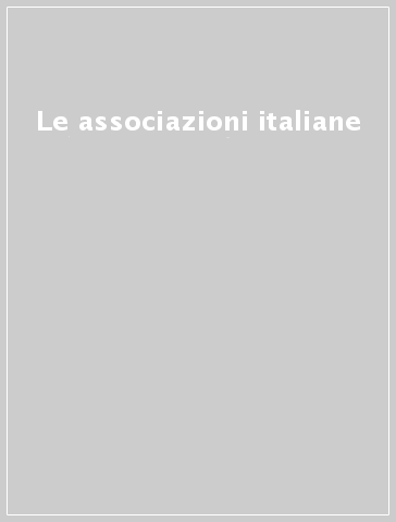 Le associazioni italiane