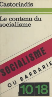 Le contenu du socialisme