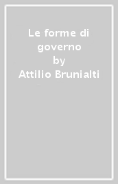 Le forme di governo