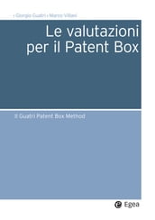 Le valutazioni per il Patent Box