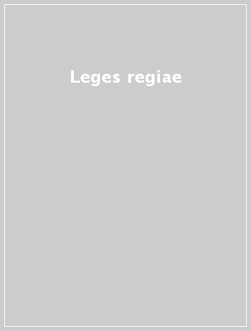 Leges regiae