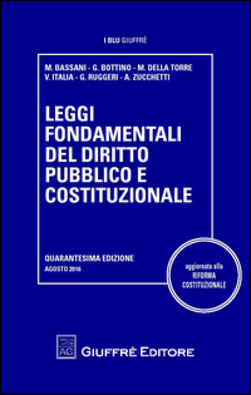 Leggi fondamentali del diritto pubblico e costituzionale