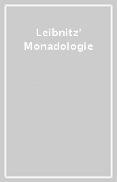 Leibnitz  Monadologie