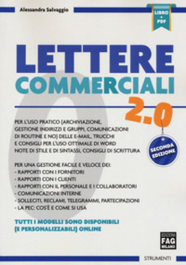 Lettere commerciali 2.0. Con espansione online - Alessandra Salvaggio