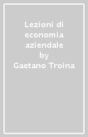 Lezioni di economia aziendale