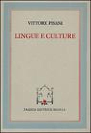 Lingue e culture - Vittore Pisani