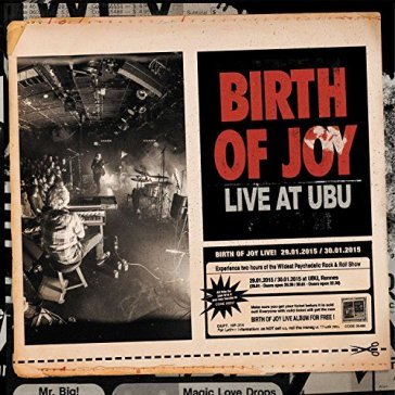 Live at ubu - BIRTH OF JOY