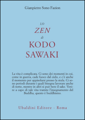Lo zen di Kodo Sawaki - Gianpietro Sono Fazion