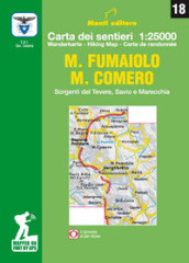 M. Fumaiolo. M. Comero. Sorgenti del Tevere, Savio e Marecchia. Carta dei sentieri 1:25.000