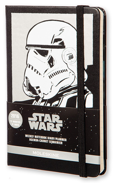 Moleskine 2016 12M Limited Edition Planner Star Wars Weekly Notebook Pocket