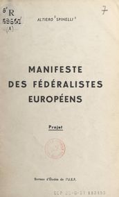Manifeste des fédéralistes européens