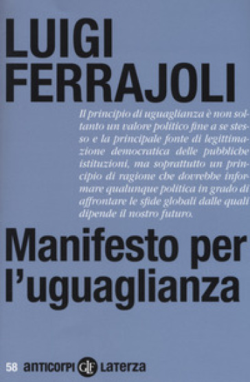 Manifesto per l'uguaglianza - Luigi Ferrajoli