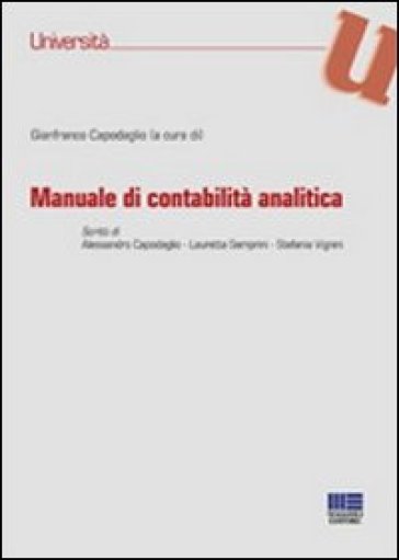 Manuale di contabilità analitica