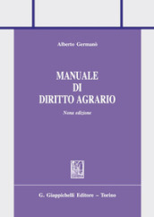 Manuale di diritto agrario