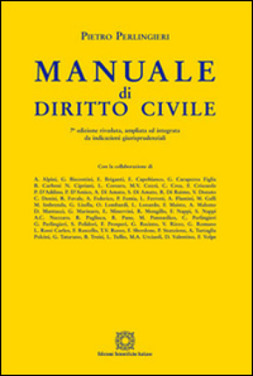 Manuale di diritto civile - Pietro Perlingieri