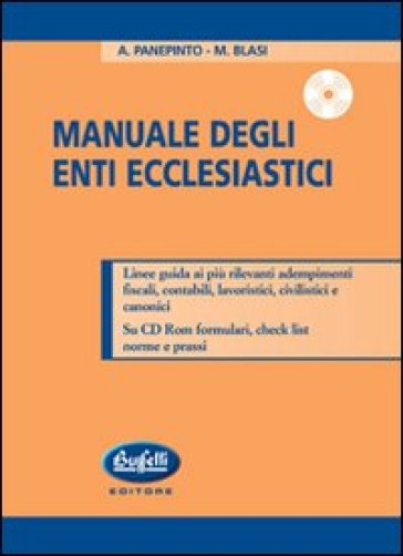 Manuale degli enti ecclesiastici - M. Blasi - A. Panepinto