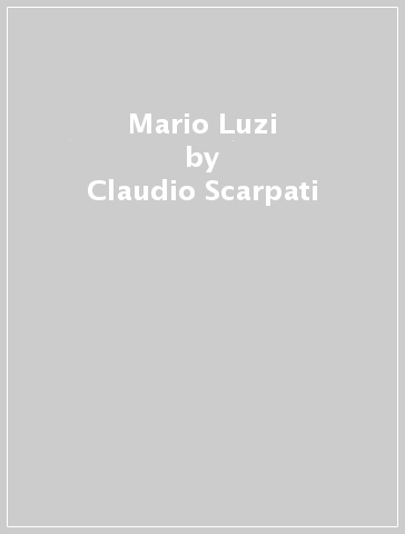 Mario Luzi - Claudio Scarpati