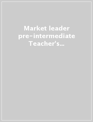 Market leader pre-intermediate Teacher's book. Test master. Con CD-ROM. Per le Scuole superiori