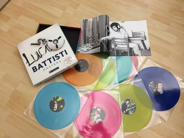 Masters - Cofanetto 8 LP in pasta colorata + Libretto - Lucio Battisti